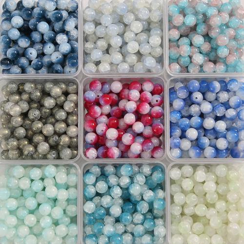 Handgemaakte Lampwork Beads, Ronde, DIY, meer kleuren voor de keuze, 10mm, 50pC's/Bag, Verkocht door Bag