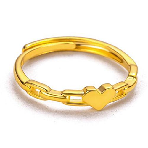 Mässing Finger Ring, plated, för kvinna, fler färger för val, Säljs av PC