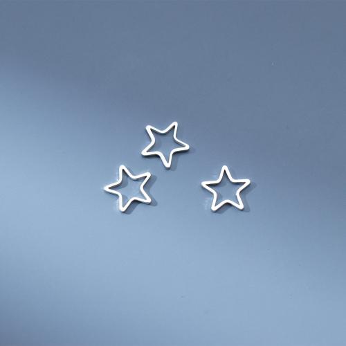 925 Sterling Silver hänge, Star, DIY & ihålig, 10.90x0.90mm, Säljs av PC