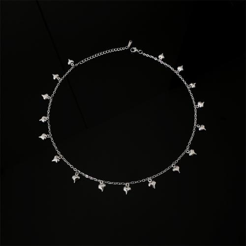 Sieraden Sets, Titanium Staal, met 6cm extender keten, mode sieraden & verschillende stijlen voor de keuze & voor vrouw, oorspronkelijke kleur, Lengte Ca 36 cm, Ca 17 cm, Verkocht door PC