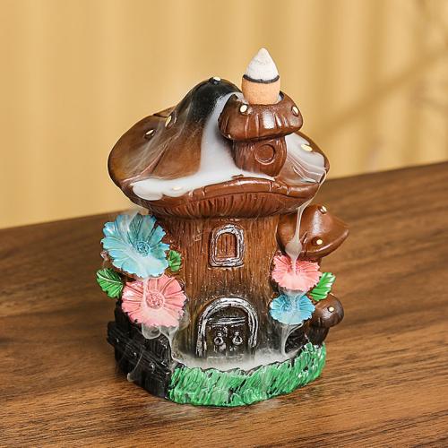 Backflow Incense Burner Resin half handmade for home and office & durable Sold By PC