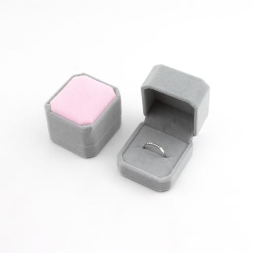 Fluwelen Ring Box, Velvet, Stofdicht & verschillende stijlen voor de keuze, Verkocht door PC