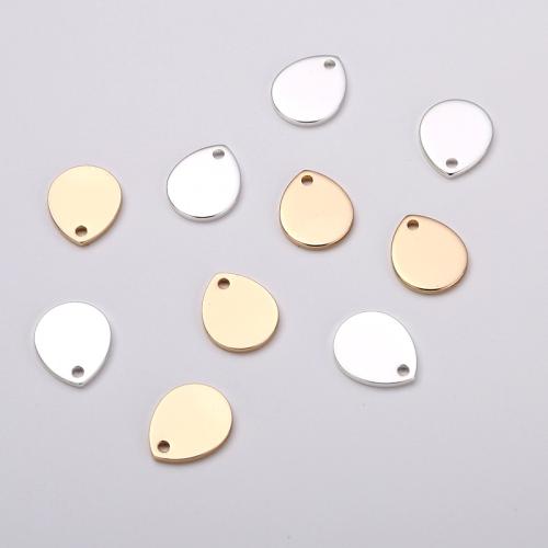 Brass Jewelry Pendants Teardrop DIY nickel lead & cadmium free Sold By PC