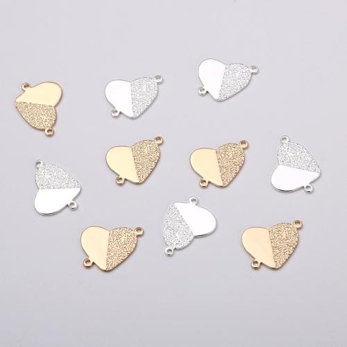 Brass Heart Pendants DIY nickel lead & cadmium free Sold By PC