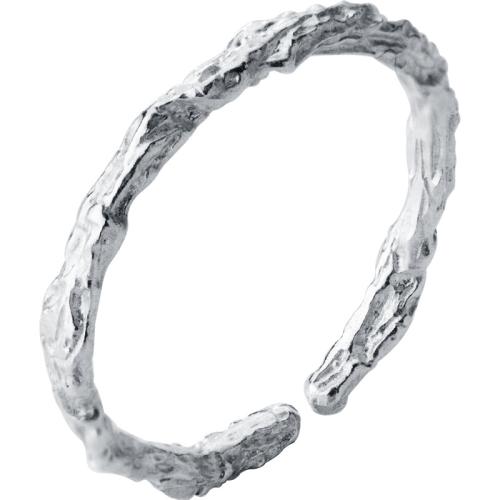 925er Sterling Silber Manschette Fingerring, Modeschmuck & für Frau, Silberfarbe, Größe:6-8, verkauft von PC