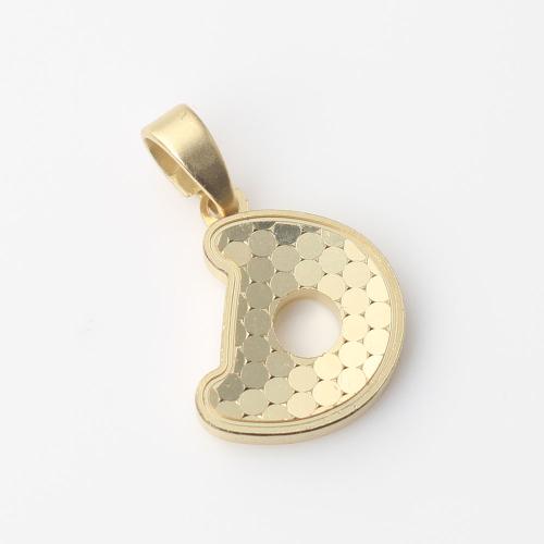 Brass Jewelry Pendants Alphabet Letter silver color plated & DIY nickel lead & cadmium free Sold By PC