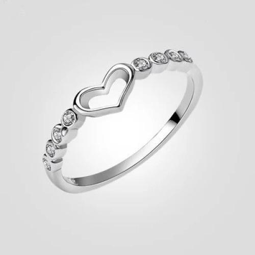 Cink Alloy Finger Ring, pozlaćen, različite veličine za izbor & micro utrti kubni cirkonij & za žene, više boja za izbor, Prodano By PC