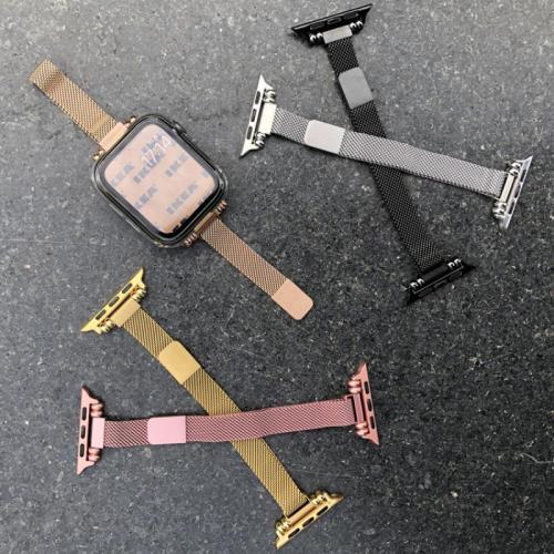 Correas de reloj, acero inoxidable 304, para el reloj de apple & unisexo & diverso tamaño para la opción, más colores para la opción, Vendido por UD