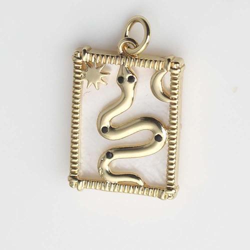 Messing Schmuck Anhänger, mit Weiße Muschel, Rechteck, goldfarben plattiert, DIY, weiß, frei von Nickel, Blei & Kadmium, 24.20x21.50x2.40mm, verkauft von PC