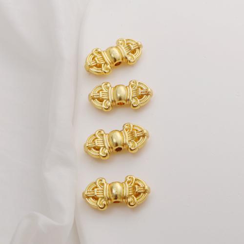 Brass Jewelry Beads gold color plated DIY nickel lead & cadmium free Sold By PC