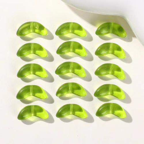 Grânulos de jóias de acrílico, acrilico, DIY, verde, 11.50x23mm, 500PCs/Bag, vendido por Bag