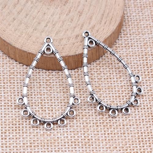 Zinc Alloy Earring Findings Teardrop plated DIY nickel lead & cadmium free Approx Sold By Bag