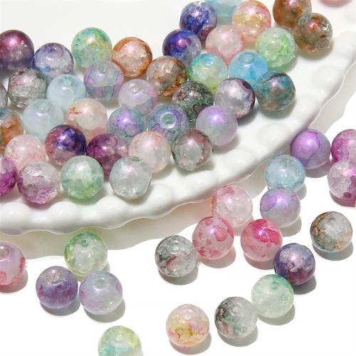 Fashion Glass Beads Round DIY 10mm Sold By Bag