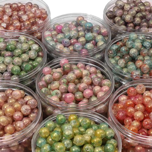 Fashion Glass Beads Round DIY 10mm Sold By Bag