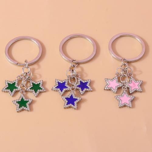 Zinc Alloy Key Clasp enamel & with rhinestone Sold By PC