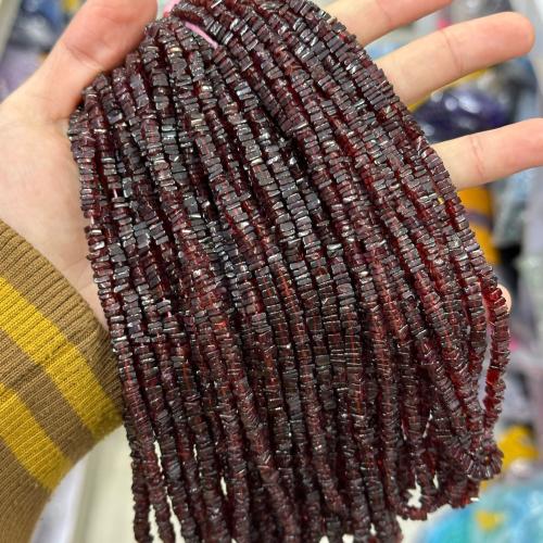 Prirodni Garnet perle, Granat, uglađen, modni nakit & možete DIY, granat, 1.50x4mm, Prodano Per Približno 38 cm Strand