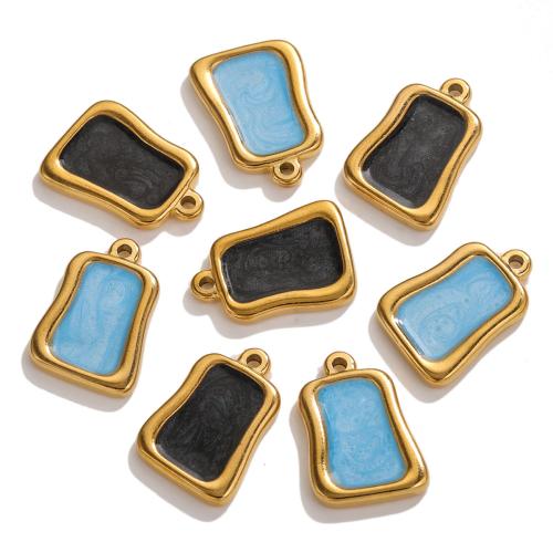 Stainless Steel Pendants 304 Stainless Steel DIY & enamel Sold By Bag