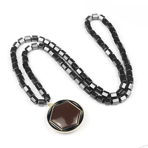 Sets de Joyas, Hematite, con aleación de zinc, pulido, unisexo & diferentes estilos para la opción, Negro, Vendido por UD