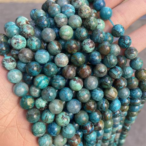 Χάντρες Turquoise, Γύρος, κοσμήματα μόδας & DIY & διαφορετικό μέγεθος για την επιλογή, μικτά χρώματα, Sold Per Περίπου 38 cm Strand