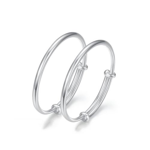 Barn armband, 925 sterling silver, mode smycken, nickel, bly och kadmium gratis, Innerdiameter:Ca 50mm, Säljs av PC