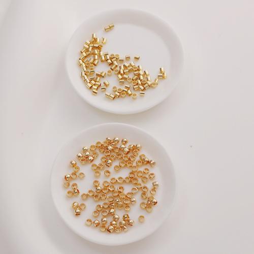 Messing Positioning Bead, gold plated, DIY & verschillende grootte voor keus, meer kleuren voor de keuze, nikkel, lood en cadmium vrij, Verkocht door PC