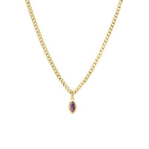 Collier d'acier titane, avec 7cm chaînes de rallonge, pavé de micro zircon & pour femme, plus de couleurs à choisir, Longueur 38 cm, Vendu par PC