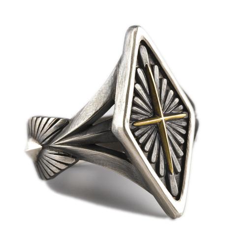 Prás Finger Ring, plátáilte, unisex, dath bunaidh, Díolta De réir PC