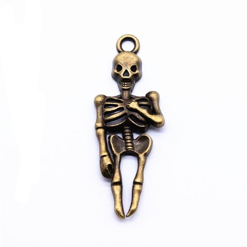 Zinc Alloy Skull Pendants plated vintage & fashion jewelry & DIY Sold By PC