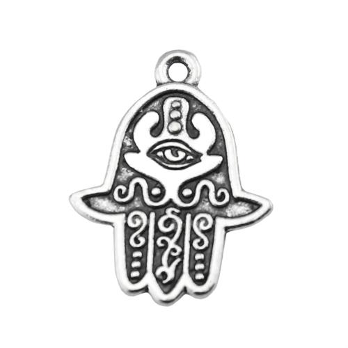 Zinc Alloy main pendentifs, alliage de zinc, Placage, Vintage & bijoux de mode & DIY, plus de couleurs à choisir, 24x19mm, Vendu par PC