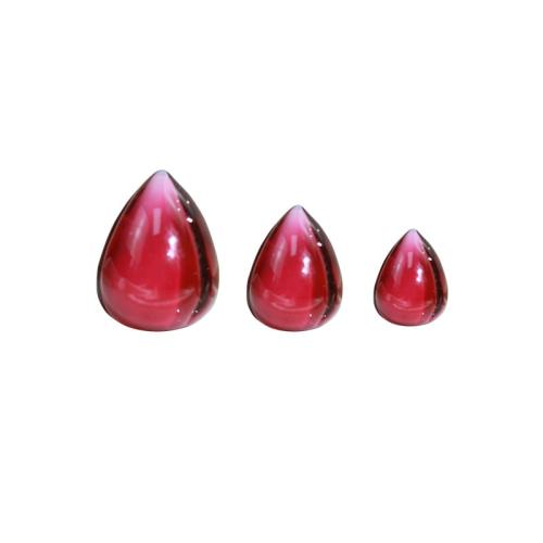 Handgemaakte Lampwork Beads, DIY & verschillende grootte voor keus, rood, 10pC's/Bag, Verkocht door Bag