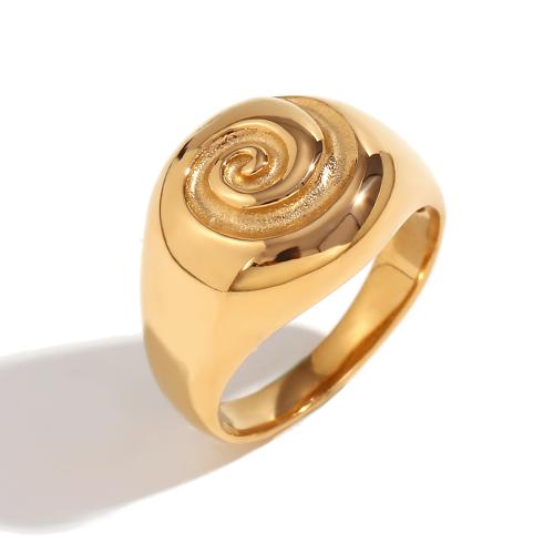 Anillo de dedo de acero inoxidable, acero inoxidable 316L, Joyería & diverso tamaño para la opción & para mujer, más colores para la opción, Vendido por UD