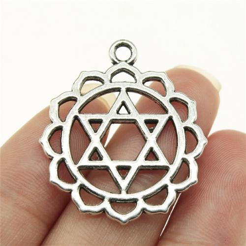 Zinc Alloy Hollow Pendants antique silver color plated vintage & fashion jewelry & DIY Sold By PC