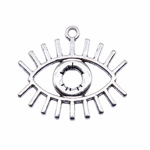 Zinc Alloy Hollow Pendler, forgyldt, Vintage & mode smykker & du kan DIY & hule, flere farver til valg, 26x22mm, Solgt af PC