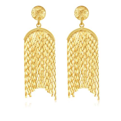 Brass Stud Earring plated fashion jewelry & for woman Sold By Pair