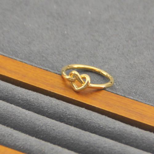 Brass Finger Ring plated & for woman golden Sold By PC