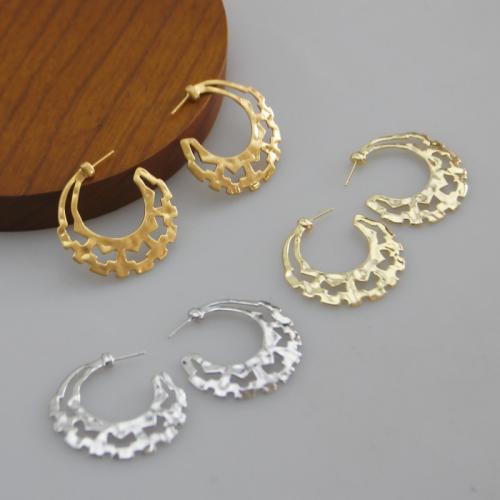 Brass Stud Earring plated for woman Sold By Pair