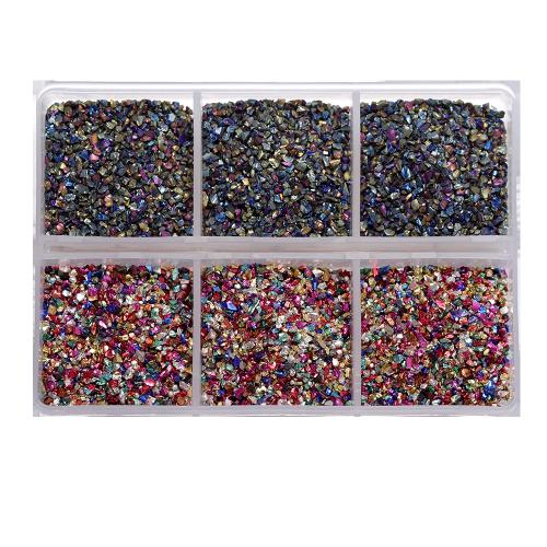 Fashion Glasperler, Glas, du kan DIY, flere farver til valg, 80x55x15mm, Solgt af Box