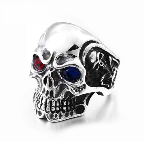 Otros Anillos para Hombres, Partículas de acero, Joyería & diverso tamaño para la opción & micro arcilla de zirconia cúbica, más colores para la opción, Vendido por UD