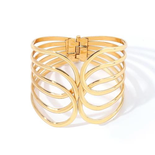 Zinc Alloy Bangle Smykker, mode smykker & for kvinde & hule, flere farver til valg, Solgt af PC