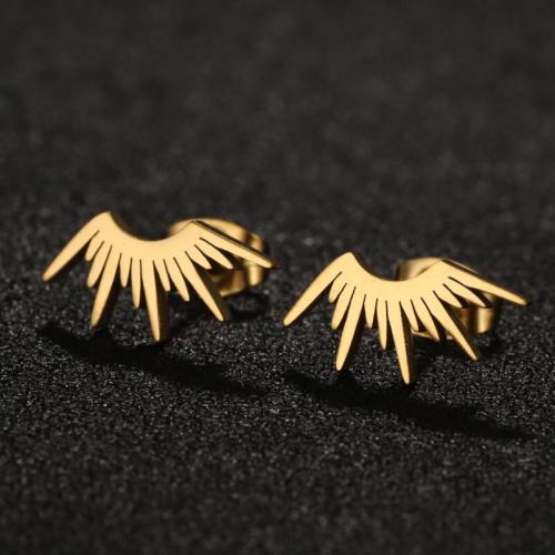 ステンレス鋼イヤリング, 304ステンレススチール, ファッションジュエリー & 女性用, 無色, 14x7mm, 売り手 ペア