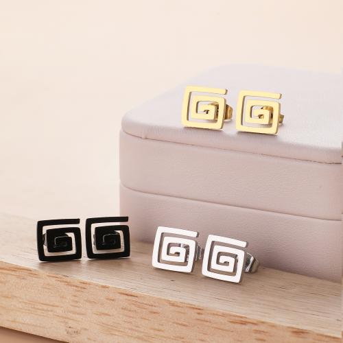 Stainless Steel Stud Earrings 304 Stainless Steel fashion jewelry & for woman Sold By Pair