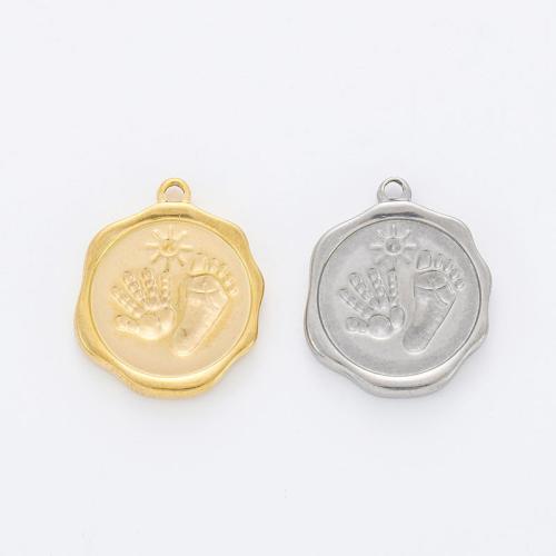 Titanium Steel Pendants irregular plated DIY Sold By Bag