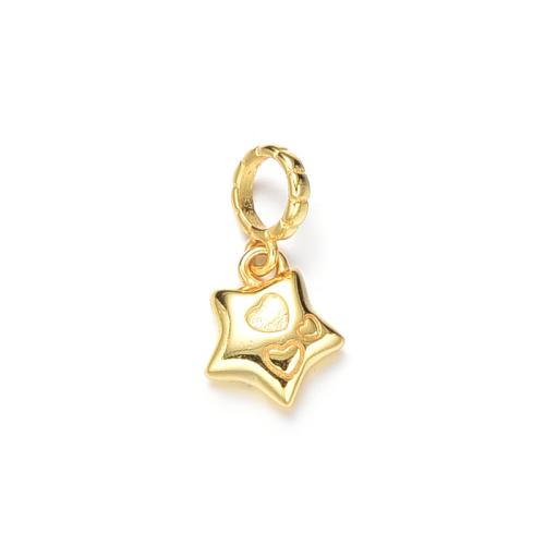 925 Sterling Silver hänge, Star, DIY, fler färger för val, 8x9.50mm, Säljs av PC