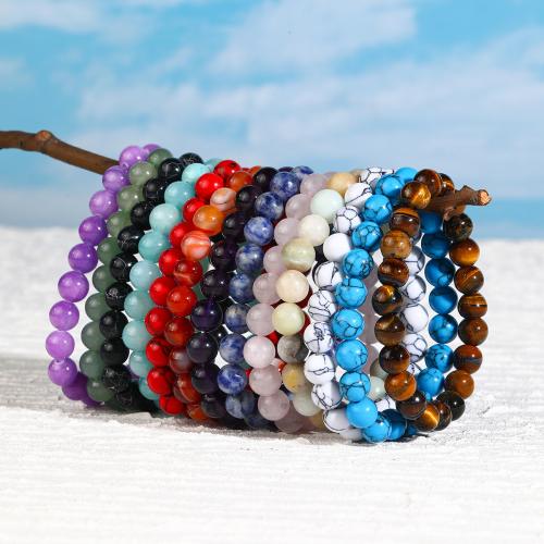 Bracelets de pierres précieuses, Pierre naturelle, bijoux de mode & différents matériaux pour le choix & unisexe, plus de couleurs à choisir, Vendu par PC