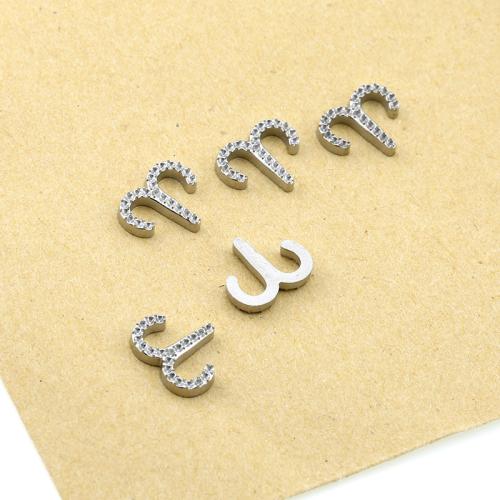 Acier inoxydable Constellation pendentif, acier inoxydable 316L, 12 Signes du Zodiaque, DIY & styles différents pour le choix, Environ 50PC/lot, Vendu par lot