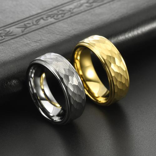 Anneau en acier de tungstène pour hommes, poli, bijoux de mode & normes différentes pour le choix, plus de couleurs à choisir, width 8mm, Vendu par PC