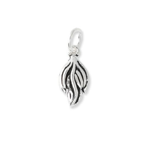 Pendentif en argent Sterling 925, DIY, couleur originale, 10.50x5mm, Vendu par PC