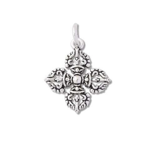 Pendentif en argent Sterling 925, DIY, couleur originale, 16.20x14.20mm, Vendu par PC