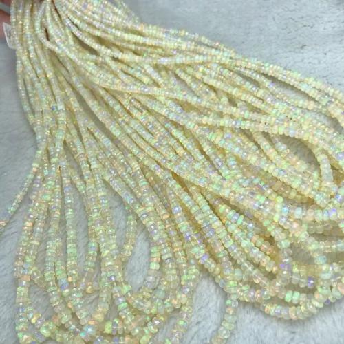 Бусины из поделочных камней, опал, полированный, DIY, желтый, beads length  3-4.5mm, Продан через Приблизительно 42 см Strand