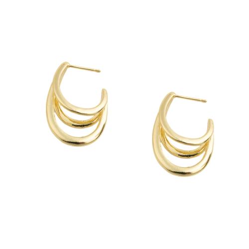 Brass Stud Earring fashion jewelry & for woman Sold By Pair